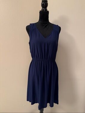Old Navy Blue Elastic Waist Dress